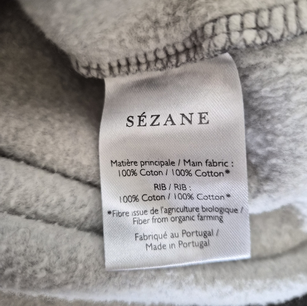 RARE Sezane X Bobo Choses Gray Love Sweatshirt - Picture 7 of 8